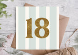 Milestone 18th Birthday Card - Greetings Card - The Blossomist