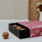 Roses, Snapdragons and Astrantia with Milk Chocolate Truffles