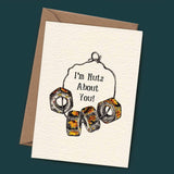 Nuts About You Card - Love Card - Greetings Card - The Blossomist
