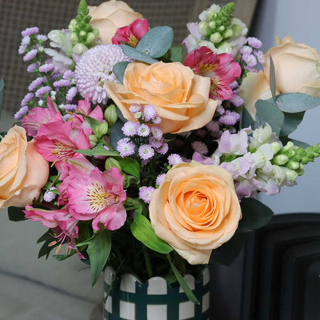 Peach Rose Bouquet
