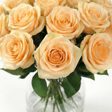 Peach Rose Bouquet - Flower Bouquet - The Blossomist