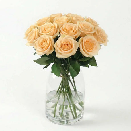 Peach Rose Bouquet - Flower Bouquet - The Blossomist