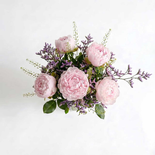 Pink Peony Letterbox Flowers
