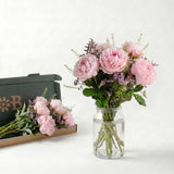 Pink Peony Letterbox Flowers