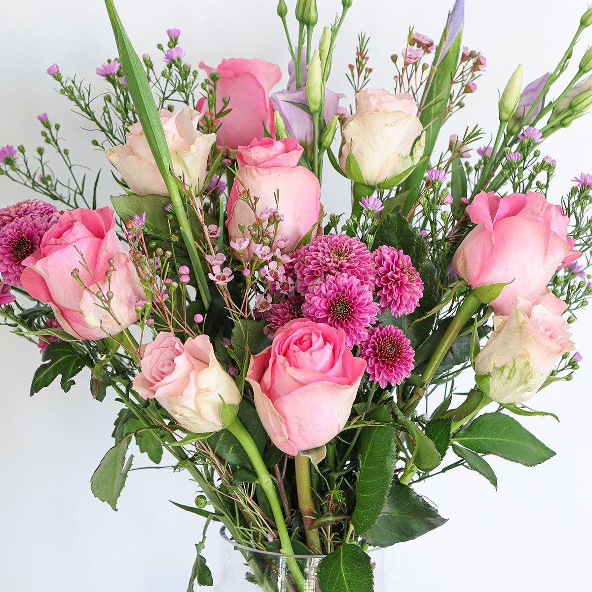 Roses, Lisianthus, Iris and Aster