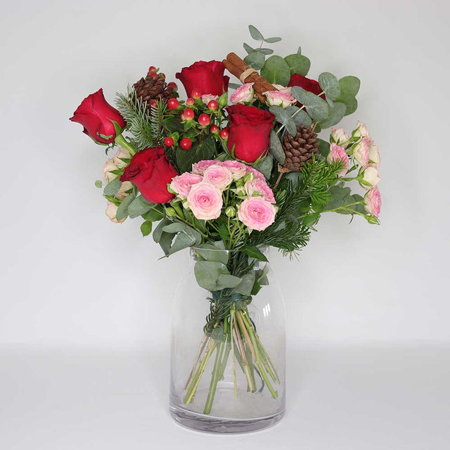 Merry Christmas Rose Bouquet