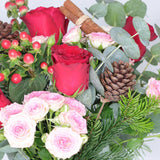 Merry Christmas Rose Bouquet