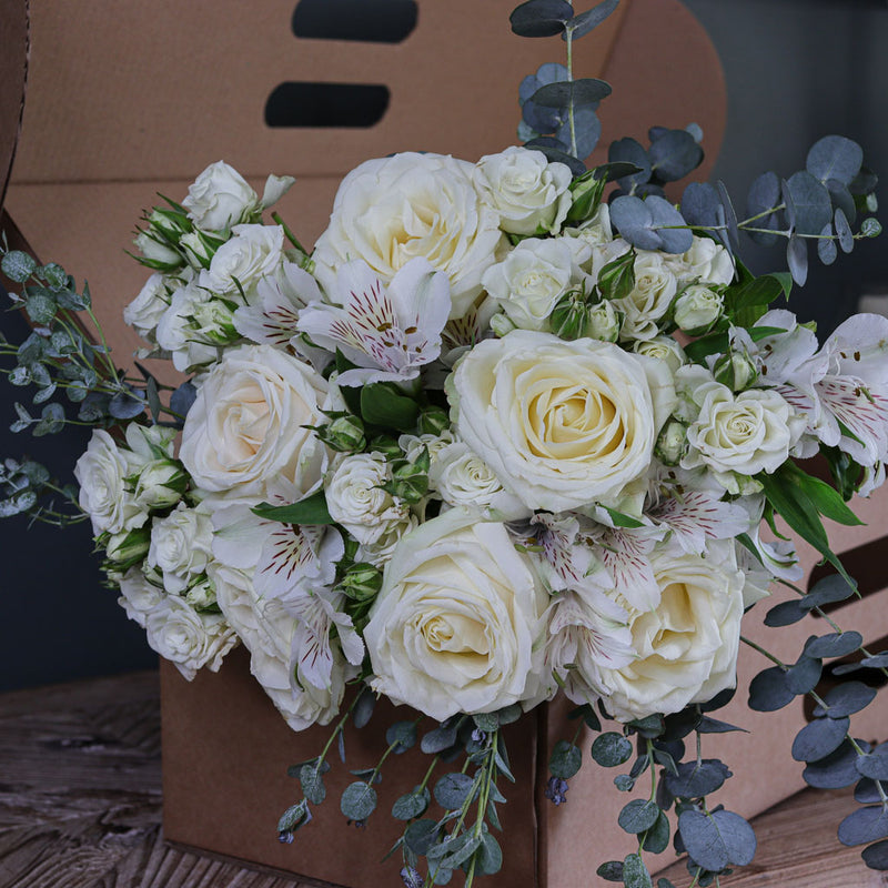 White Rose Bouquet