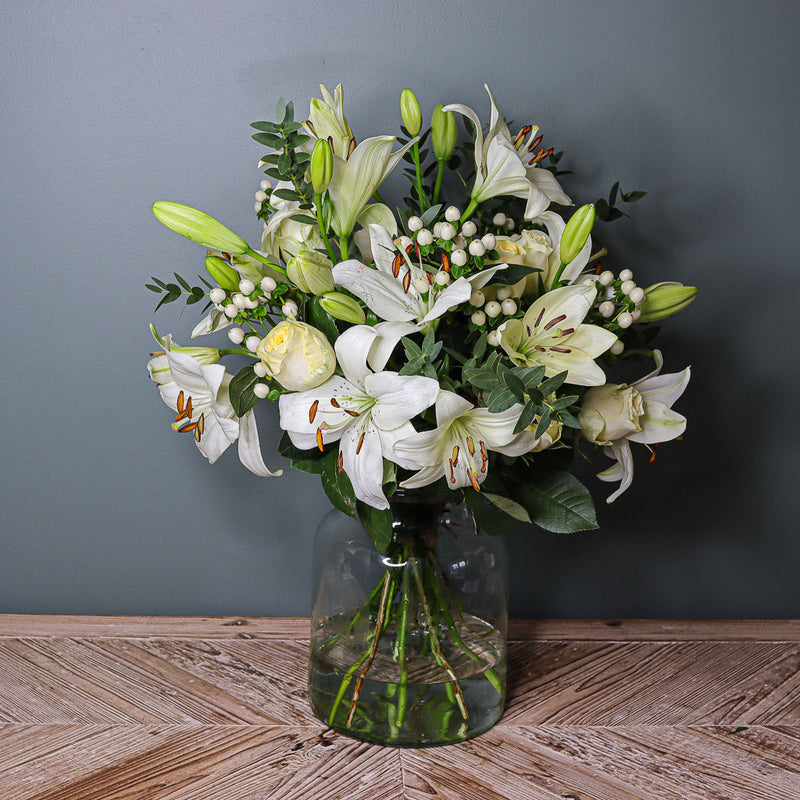 Roses, Lillies and Hypericum