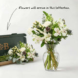 The White Christmas Letterbox Flowers - Flower Bouquet - The Blossomist