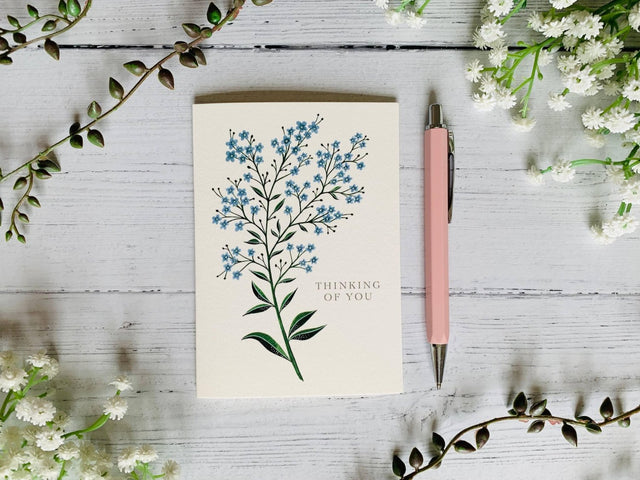 Thinking of You Forget-me-nots Greeting Card - Greetings Card - The Blossomist