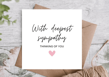 Thinking of You Letterbox Flowers and Sympathy Card - Bundle - The Blossomist