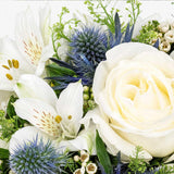 Thinking of You White Rose Bouquet and Sympathy Card - Bundle - The Blossomist