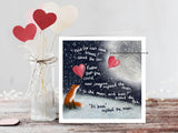 "To The Moon & Back" Love Card | Anniversary - Greetings Card - The Blossomist