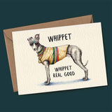 Whippet Dog Themed Card - Birthday Card - Blank Card - Greetings Card - The Blossomist