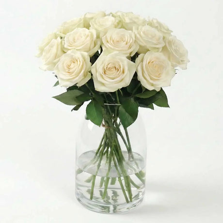 White Rose Bouquet - Flower Bouquet - The Blossomist