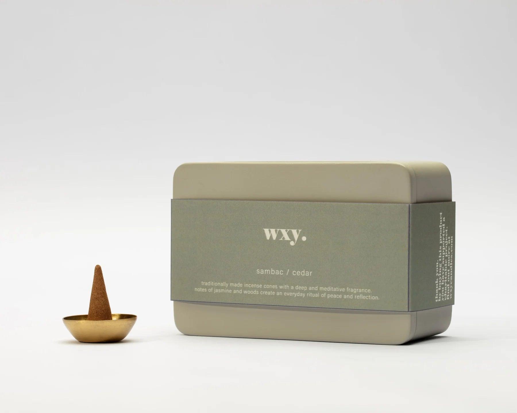 Incense Cone Box Sambac Cedar