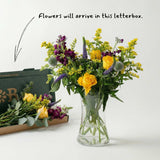 Yellow Rose Letterbox Flowers