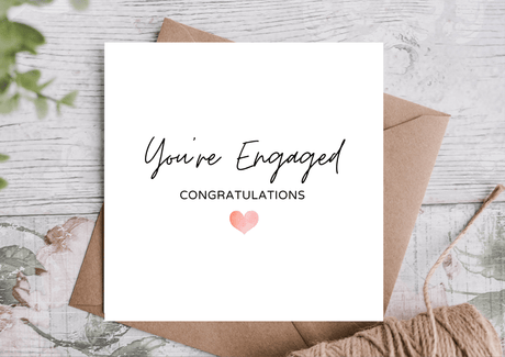 You’re Engaged Congratulations Card | Engagement Card - Greetings Card - The Blossomist